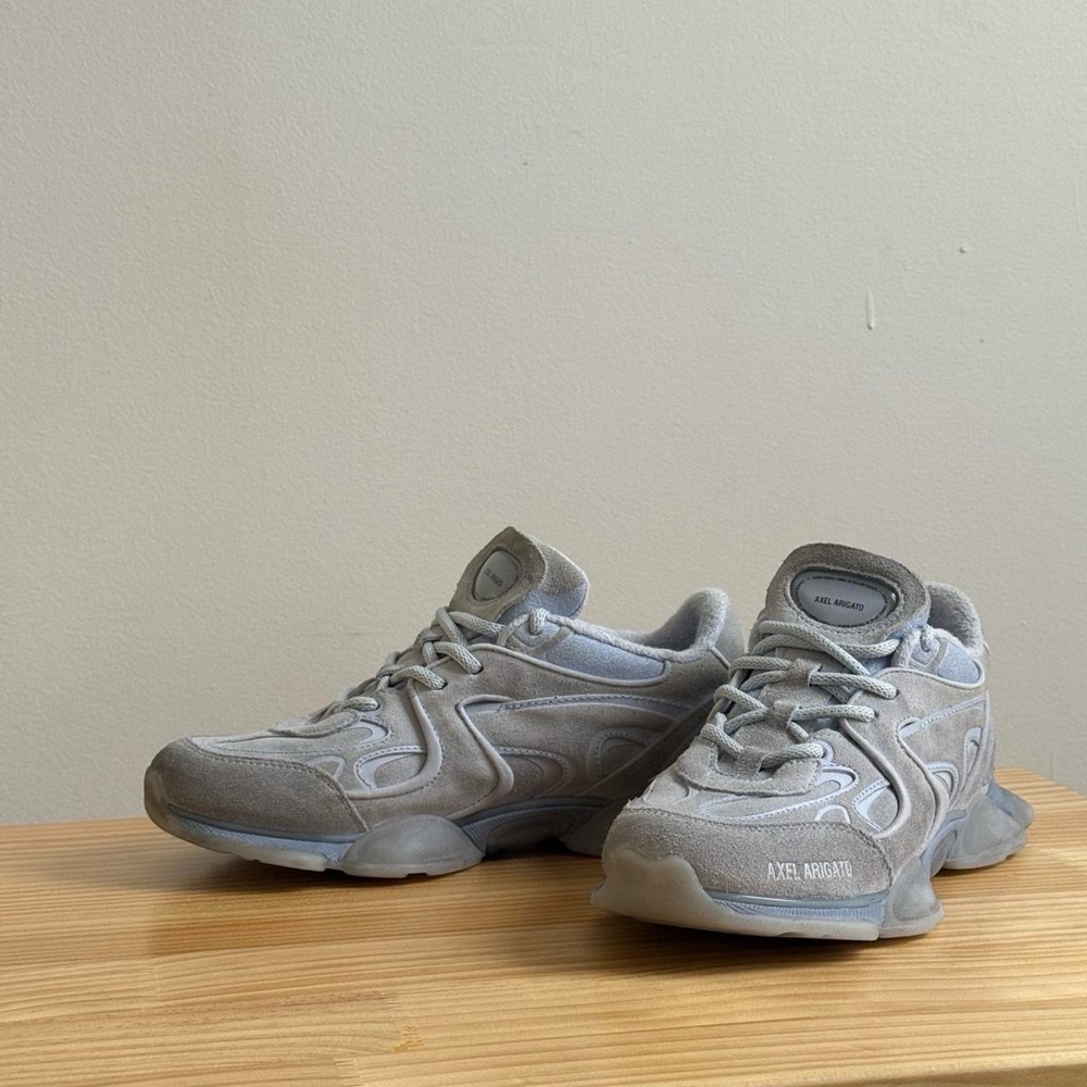 AXEL ARIGATO Light Blue Suede Sneakers - Picture 6 of 7